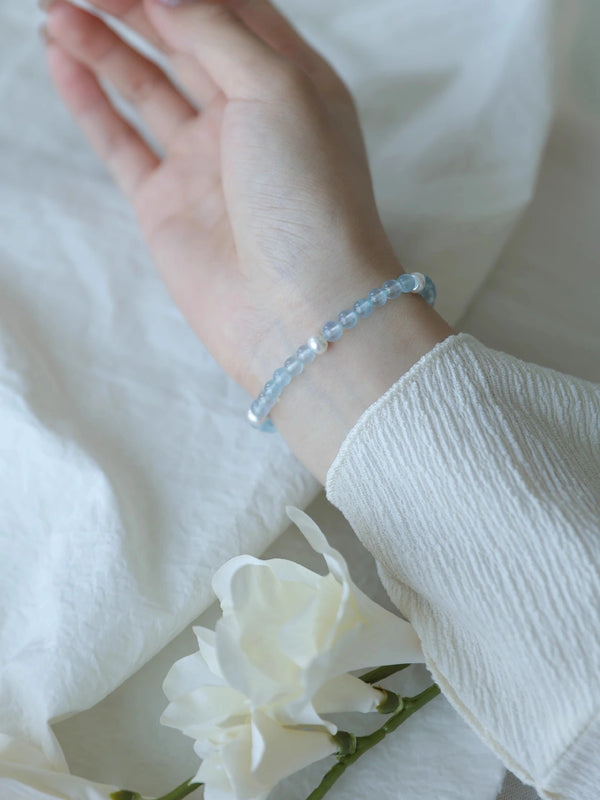 Mint Lagoon Aquamarine Bracelet