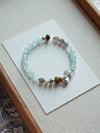 Mountain Spring Clear Quartz & Aquamarine Bracelet