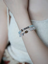Mountain Spring Clear Quartz & Aquamarine Bracelet