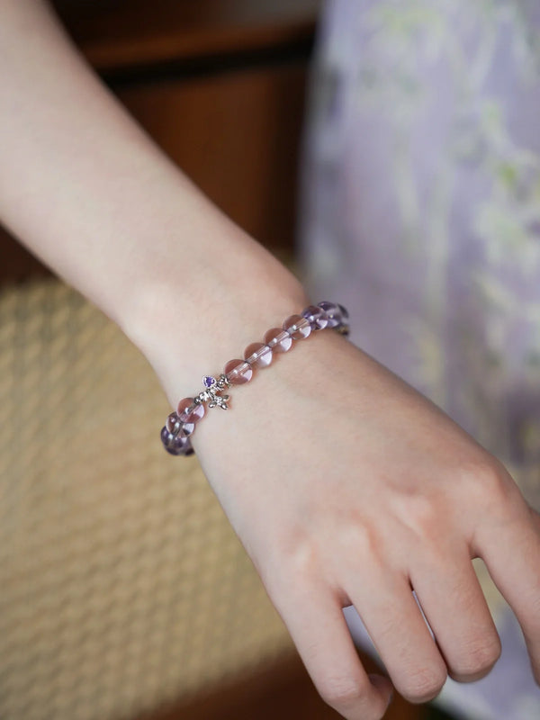 Lavender Wave Amethyst Bracelet