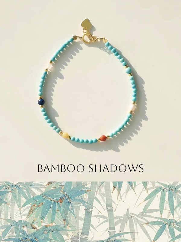 Bamboo Shadows Turquoise Bracelet