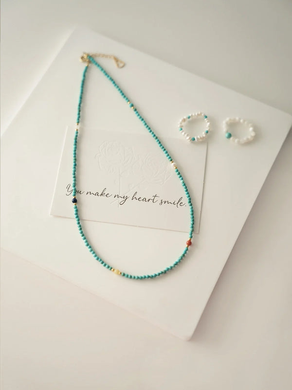 Bamboo Shadows Turquoise Bracelet