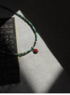 Emerald Breeze Red Agate & Turquoise Necklace