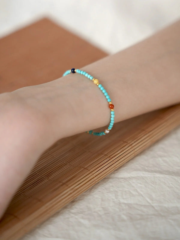 Bamboo Shadows Turquoise Bracelet
