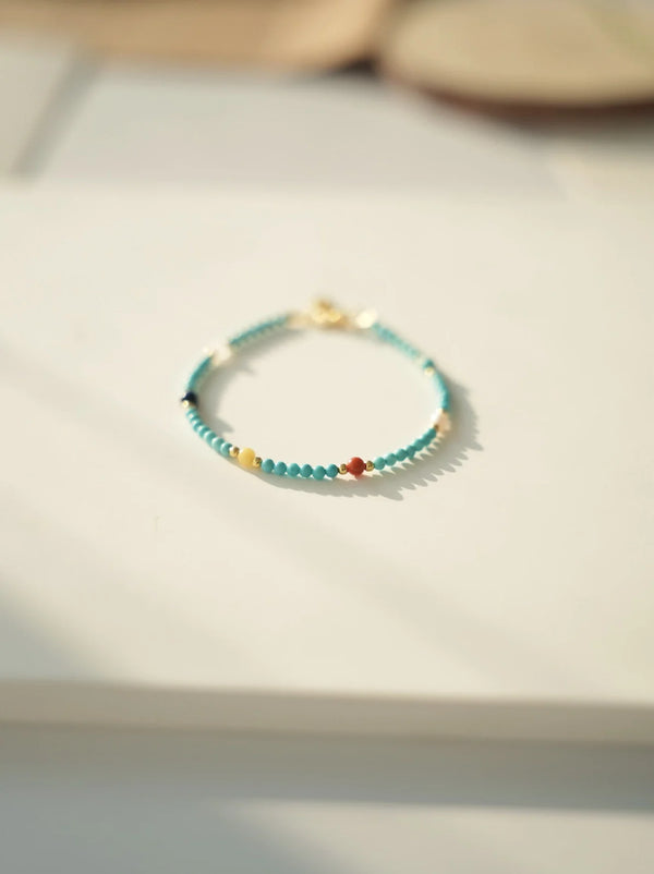 Bamboo Shadows Turquoise Bracelet
